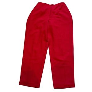 HARVE BENARD Red Elastic Women Plus Dress Pants Size: 16W